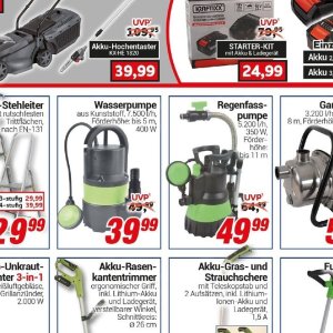 Pumpen bei Centershop