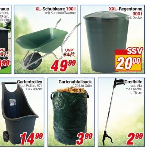 Schubkarre bei Centershop