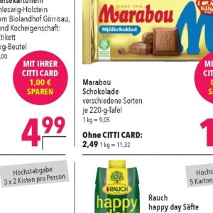 Schokolade bei Citti Markt