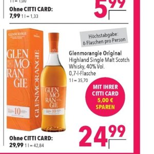 Whisky bei Citti Markt