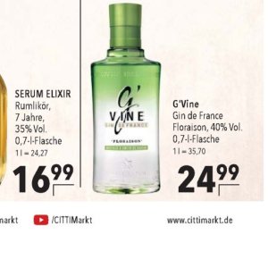 Gin bei Citti Markt