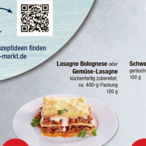 Lasagne bei V-Markt