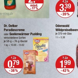 Pudding bei V-Markt