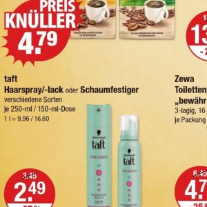 Schaumfestiger bei V-Markt