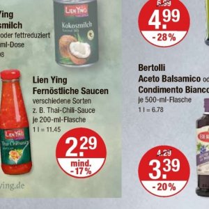 Saucen bei V-Markt