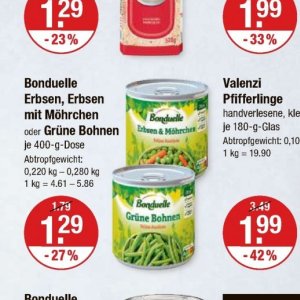 Bohnen bei V-Markt