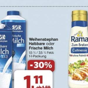 Milch bei Famila Nord West