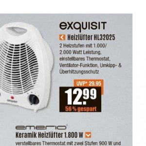 Heizlüfter bei V-Baumarkt