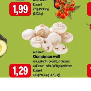 Champignons bei Feneberg