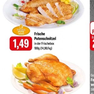 Putenschnitzel bei Feneberg