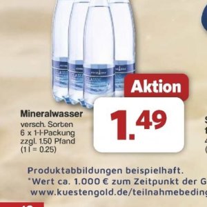 Mineralwasser bei Famila Nord West