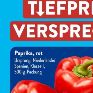 Paprika bei Aldi SÜD