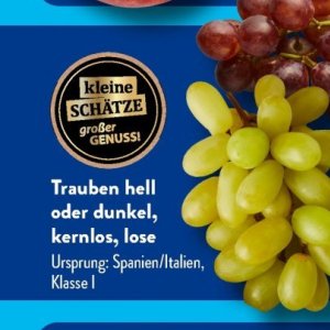 Trauben bei Aldi SÜD