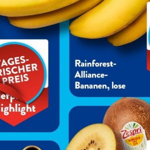 Bananen bei Aldi SÜD