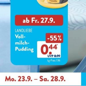 Pudding bei Aldi SÜD