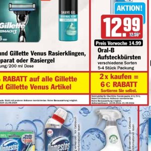 Rasierklingen gillette  bei AEZ