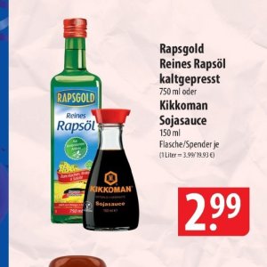 Rapsöl bei Famila Nord Ost