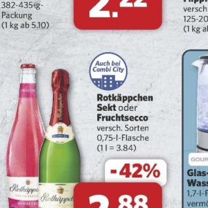 Sekt bei Combi