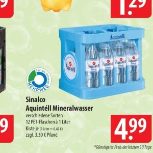 Mineralwasser bei Famila Nord Ost