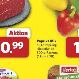 Paprika bei Combi