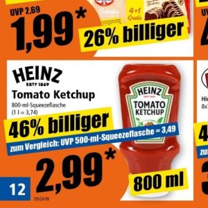 Ketchup bei Norma