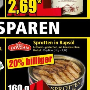 Rapsöl bei Norma