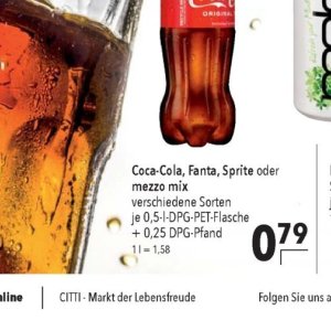 Coca-cola bei Citti Markt