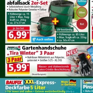 Gartenhandschuhe bei Norma