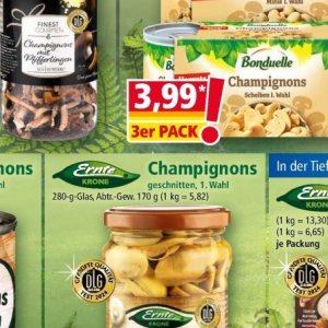 Champignons bei Norma