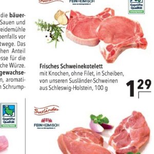 Schweinekotelett bei Citti Markt