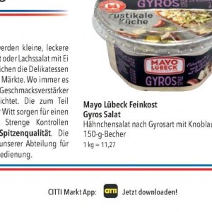 Gyros bei Citti Markt