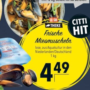 Miesmuscheln bei Citti Markt