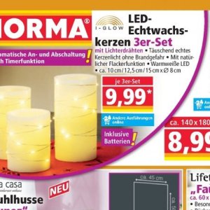 Kerzen bei Norma