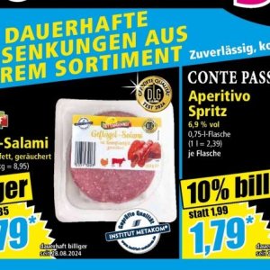 Salami bei Norma