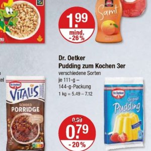 Pudding bei V-Markt