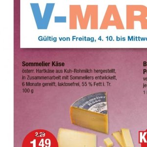 Käse bei V-Markt