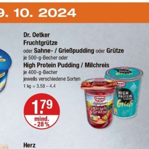 Pudding bei V-Markt