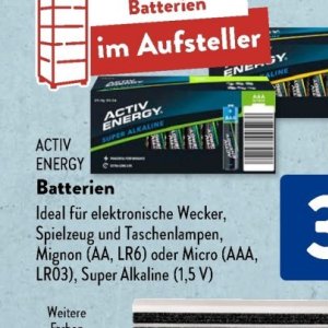 Batterien bei Aldi SÜD