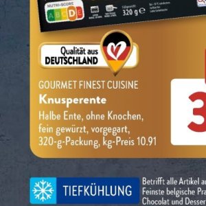 Ente bei Aldi SÜD