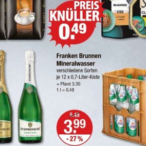 Mineralwasser bei V-Markt