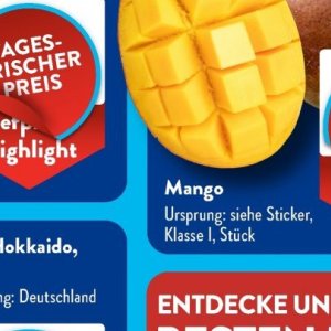 Mango bei Aldi SÜD