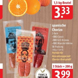 Chorizo bei Famila Nord Ost