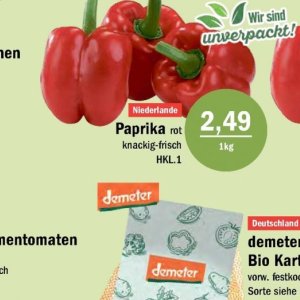 Paprika bei Aktiv Irma