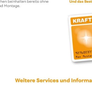 Services bei Möbel Kraft