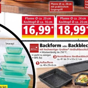 Backform bei Norma