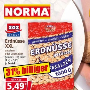 Erdnüsse bei Norma