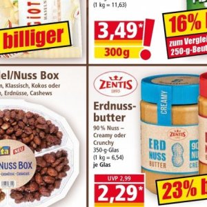 Erdnussbutter bei Norma