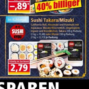 Sushi bei Norma