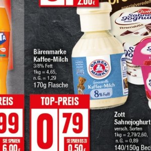 Milch bei Elli Markt