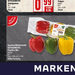 Paprika bei Elli Markt